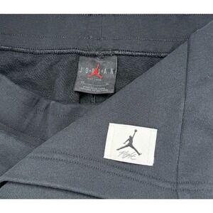 New Nike‎ Air Jordan Shorts Womens 3X Black Jump Man Logo  DX0393-010